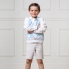 Hope & Henry Boys' Organic Seersucker Short, Kids - 2 of 4
