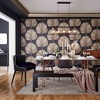 Palm Fan Charcoal Dark Grey Leaves Tropical Paste the Wall Wallpaper - 2 of 4