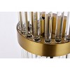 Elegant Lighting Dallas Collection Wall Sconce D:7.8in H:14in E:4in Lt:2 Chrome&Clear Finish (Royal Cut Crystals) - 4 of 4