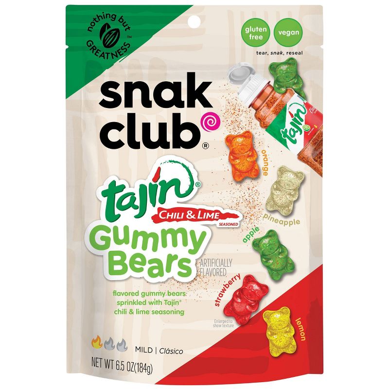 Snack Club Tajin Gummy Bears Candy - 6.5oz, 1 of 9