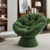 Maggift Patio Accent Chairs, Oversized Swivel Decorative Chair for Living Room, Bedroom, Green, 37"*33.07"*31.5" - 2 of 4