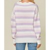 Women's All Over Striped Sweater - ANDREE BY UNIT - image 3 of 4