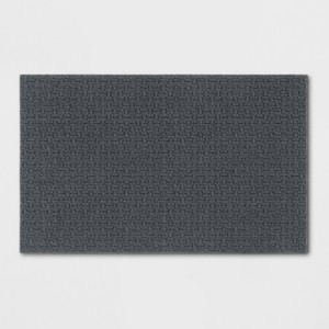 Washable Solid Machine Tufted Rug - Threshold™ - 1 of 3