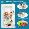 NewHome"Stuffed Animal Storage Organizer Shelf with Elastic Band – Standing Toy Holder for Kids' Room"White - 3 of 4