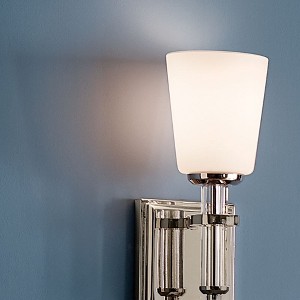 Kichler Lighting Rosalind 1 - Light Sconce in  Polished Nickel - 1 of 4
