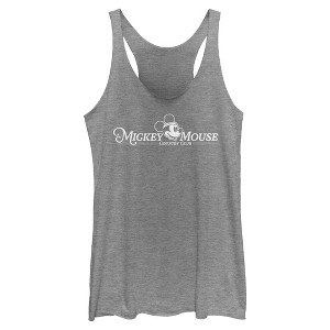 Womens Mickey & Friends Country Club Mickey Racerback Tank - 1 of 4