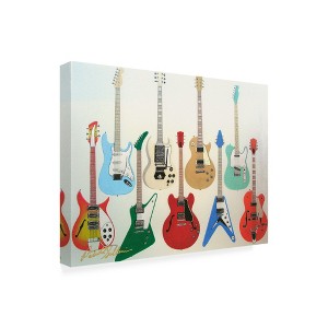 Trademark Fine Art -Patrick Sullivan 'Guitars Electric' Canvas Art - 1 of 4