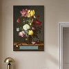 Art Remedy Ambrosius Bosschaert the Elder - Bouquet of Flower in a glass vase Classical vintage floral vase wall art Framed - 2 of 4