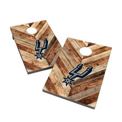 NBA San Antonio Spurs 2'x3' Cornhole Bag Toss Game Set