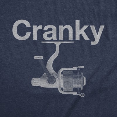 Мужские футболки Crazy Dog T-Shirts, Inc. Mens Funny T Shirts Cranky Sarcastic Fishing Graphic Novelty Tee for Men - Crazy Dog Men's T Shirt For Fishers Navy L — фото 2