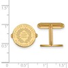 Black Bow Jewelry 14k Yellow Gold Plated Sterling Silver Syracuse Oranges NCAA Cuff Links - 2 of 3