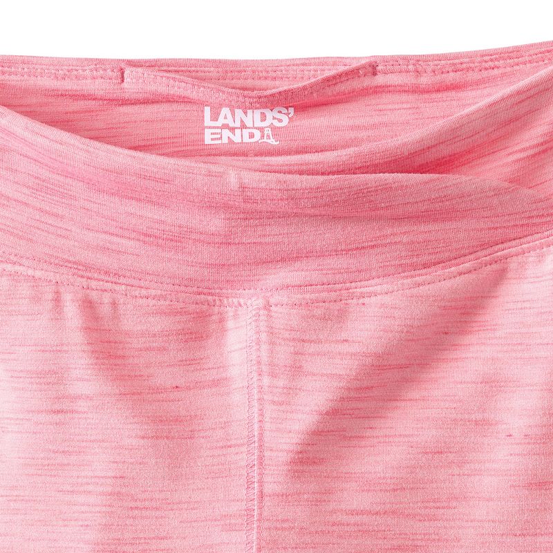Lands' End Kids High Waisted Active Flare Leggings, 4 of 5