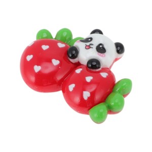 Unique Bargains Decorative Magnets Magnetic Fridge Sticker Irregular Shape Black White Red 1 Pc - 1 of 3