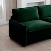 COWLOWN Corduroy Ottoman Footstool, Retro Style, Multi-Functional, Plush Fabric, Easy Assembly, 4 Color Options - 4 of 4