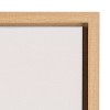 23" x 33" Sylvie Sunrise Cactus Framed Canvas by Amy Peterson Natural - Kate & Laurel All Things Decor - 3 of 4