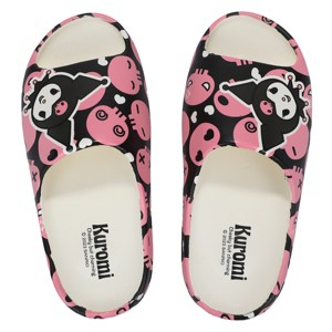 Kuromi Head With Pink Skull Toss Icons Women's Slides - 1 of 4