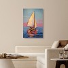 Art Remedy Contemplating at High Seas Beach Life Inspired Wall Art Unframed - 2 of 4