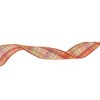 Unique Bargains Gift Wrap Ribbons Tartan Christmas Bow Polyester Pumpkin 118.11"x2.48" 1 Pc - 4 of 4