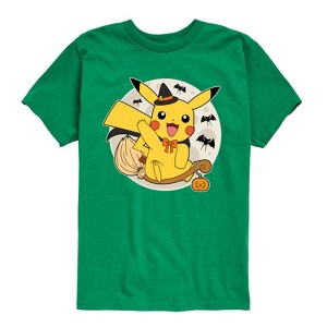Boys' - Pokémon - Pikachu Moon Witch Short Sleeve Graphic T-Shirt - 1 of 4