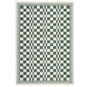 COZONY Washable Modern Abstract Checkered Low Pile Area Rug for Living Room Bedroom Dining Room - 1 of 4