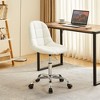 VECELO Armless Home Office Desk Chair, Height Adjustable - 3 of 4