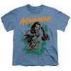 Aquaman Movie Locals Only Kids T Shirt For Youth, Carolina Blue - 3 of 3