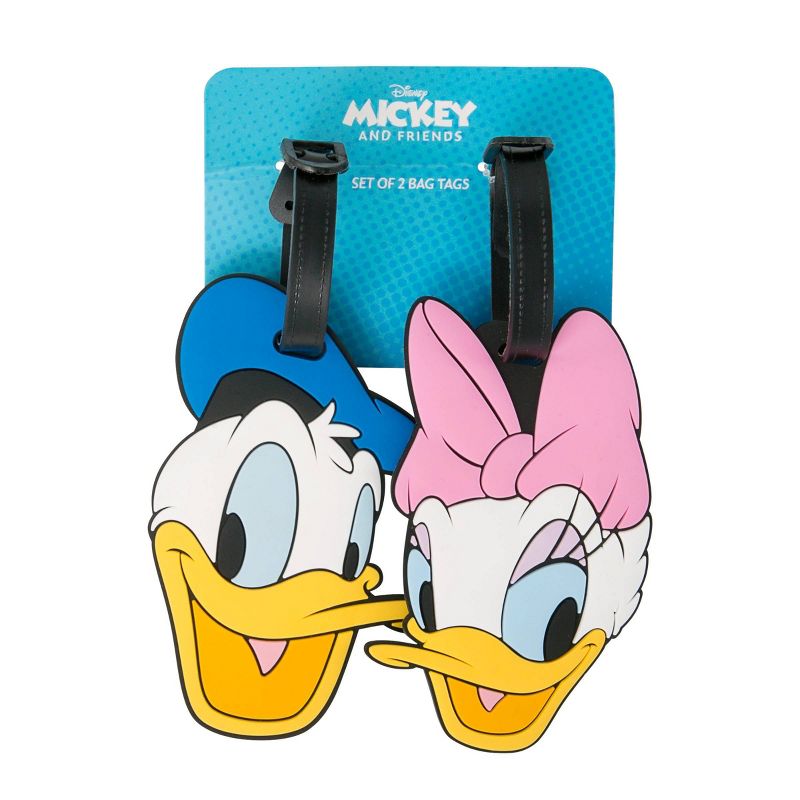 Disney Daisy and Donald Rubber Luggage Tag Set, 1 of 6