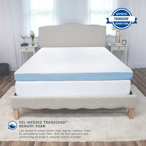 Sensorpedic 4inch Supreme Gel Cooling Transcend Memory