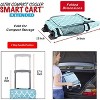 dbest Ultra Compact Smart Cart Cooler Extended Insulated Collapsible Rolling Tailgate BBQ Beach Summer - Moroccan tile - 4 of 4