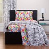 Full 300 Thread Count Plenty of Planets Kids' Sheet Set Red - Highlights: Full Size, Galaxy Pattern, 4-Piece Set - 4 of 4