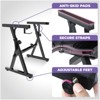Liquid Stands Dual Piano Keyboard Stand w/ 2nd Tier Adjustable Arms - Z Style Piano Stand, Portable 2 Tier Sturdy Stand for 54 61 88 Key Piano & Synth - 4 of 4