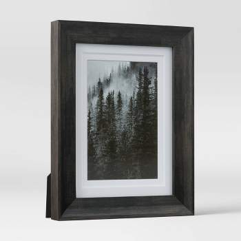 4" x 6" Double Matted Table Frame Dark Brown - Threshold™
