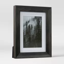 7" x 9" Double Matted Table Frame Dark Brown - Threshold™