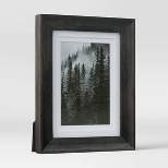 4" x 6" Double Matted Table Frame Dark Brown - Threshold™