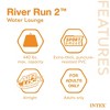INTEX River Run Connect 1 Person Inflatable Water Raft (2 Pack) Bundled with River Run II 2 Person Inflatable Floating Lounge with Cooler - 4 of 4