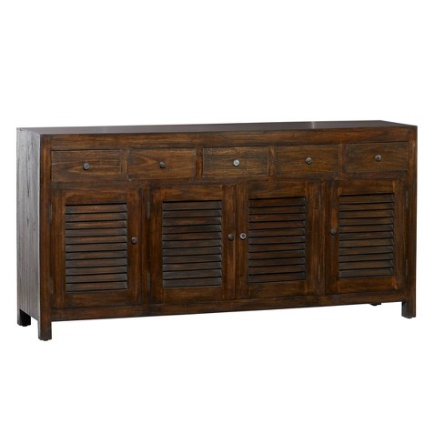 Buffet on sale table brown