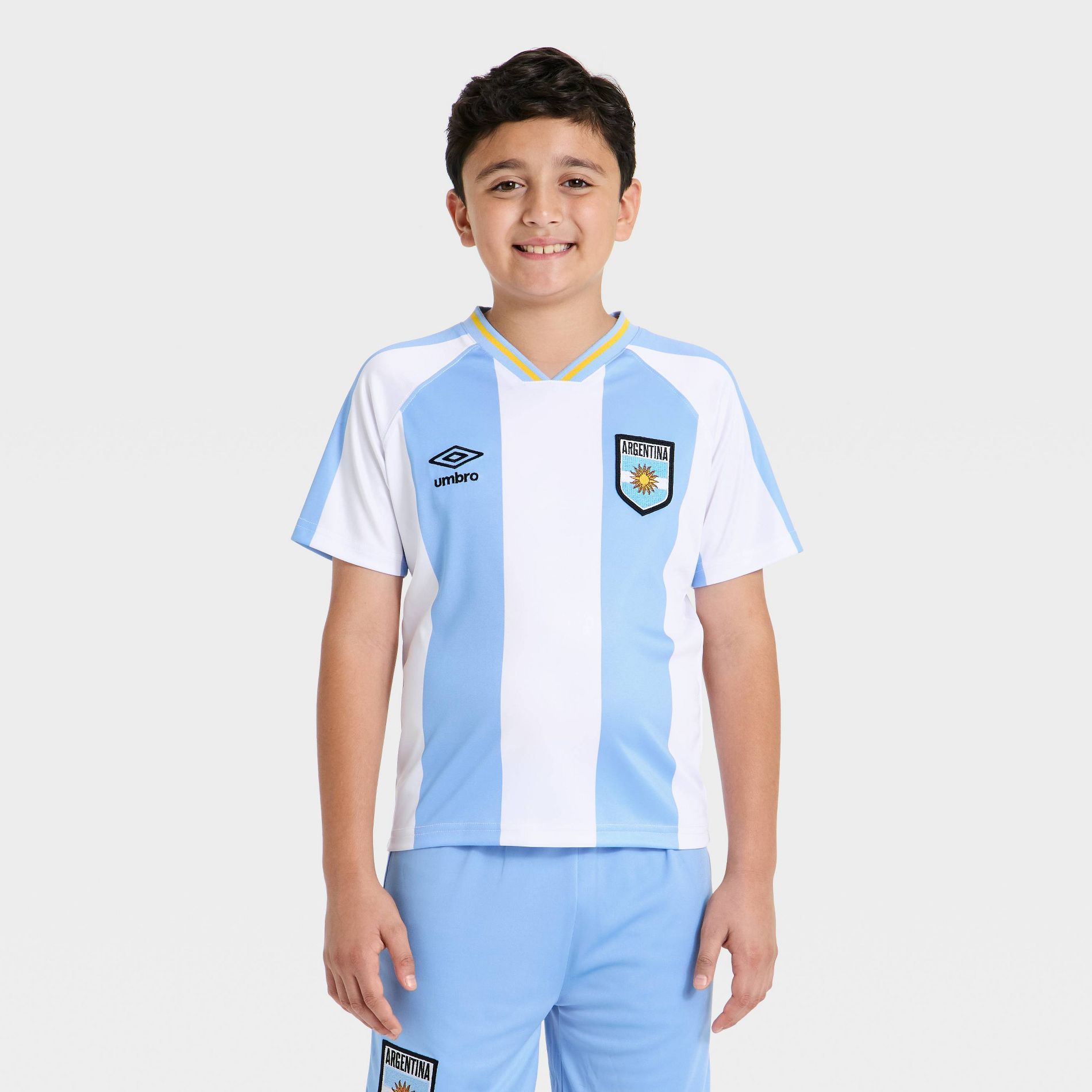 Boys' Umbro Argentina Soccer Jersey - Blue