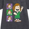 - Peanuts - Patty Graphic Short Sleeve Fleece Dress - 2 of 4