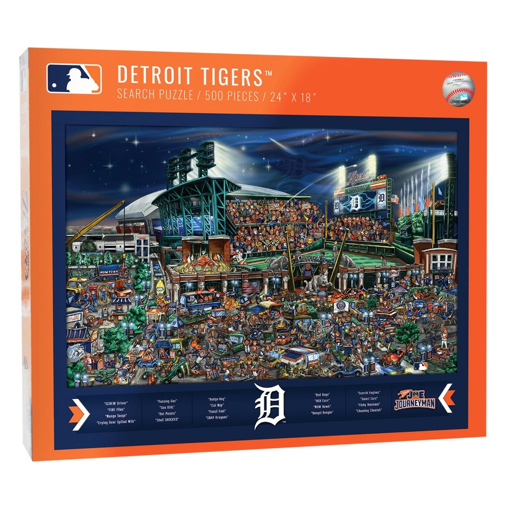 Photos - Jigsaw Puzzle / Mosaic MLB Detroit Tigers 500pc Find Joe Journeyman Puzzle