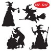 Beistle Witch Silhouettes, 8.75"-12.75", (8/Pkg) Multicolored - 4 of 4