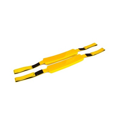 Kemp USA Head Immobilizer Replacement Straps in Yellow - Pair