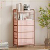 Jojoka 5-Drawer Dresser- Fabric Storage Organizer with Sturdy Metal Frame - 2 of 4