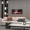 Kismile Ultra-Thin Electric Fireplace, Featuring Low-Noise Operation (Sleep Mode), Supports Built-In Or Wall-Mounted Installation - 2 of 4