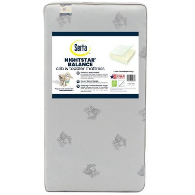 serta sertapedic crib and toddler mattress