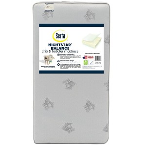 Serta Nightstar Balance Extra Firm Crib & Toddler Mattress - 1 of 4