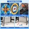 Gymax 48" 10-In-1 Multi Game Table w/Billiard Table Tennis Hockey Basketball Football - 4 of 4
