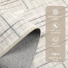Modern Machine Washable Large Area Rug for Bedroom Minimalist Geometric Carpet Stain Resistant Non Slip Carpet - 3 of 4