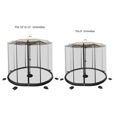 Patio Umbrella Mesh Bug Net Enclosure - Thumbnail 3