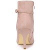 Allegra K Women's Pointy Toe Buckle Cross Straps Stiletto Heel Ankle Boots - 4 of 4