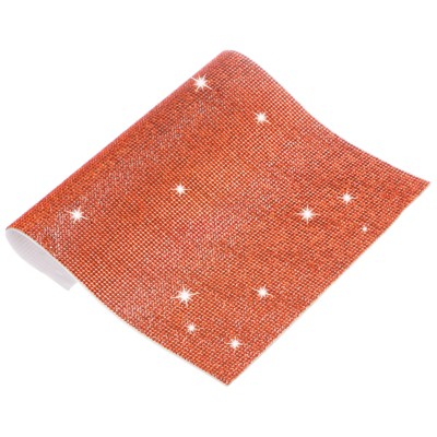 Unique Bargains Crystal Rhinestone Sheet Self Adhesive DIY Crafts Sticker 1 Pc